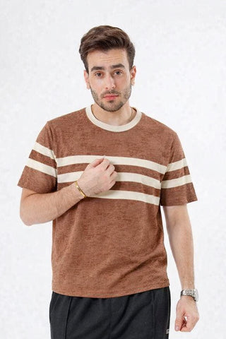 Rust Classic Stripe Tee