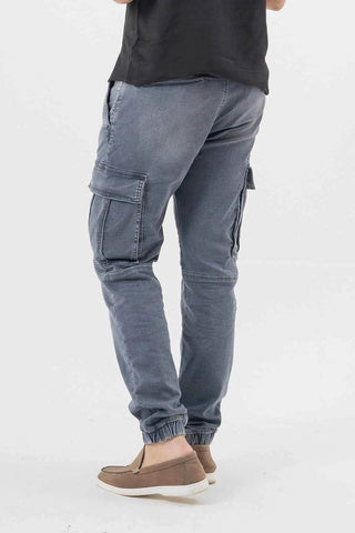 Comfortable Slim Fit Chinos in Sage Tealish Blue Pocket Style for Modern Style - Ecowears.pk