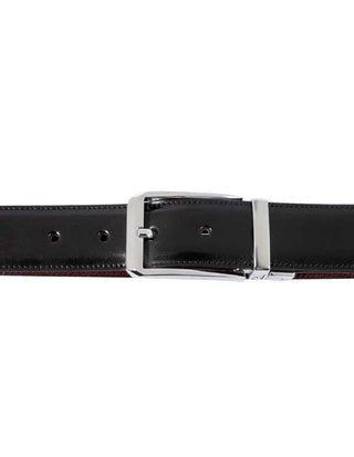 Leather Belt Black – Premium Dress Belt with Silver Buckle - Ecowears.pk